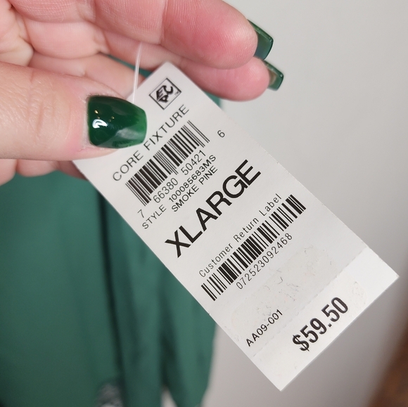 NWT Macy's I.N.C. International Concepts Green Lace Trim Short Robe XL - Picture 2 of 14